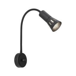 Veioză flexibilă ARENA 1xE14/40W/230V negru