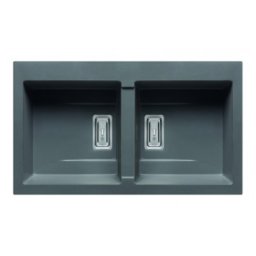 Chiuveta granit Pyramis KARTESIO 86x50 2B Iron Grey