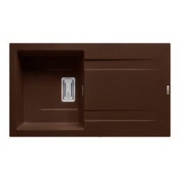 Chiuveta granit KARTESIO 86x50 1B 1D Chocolate