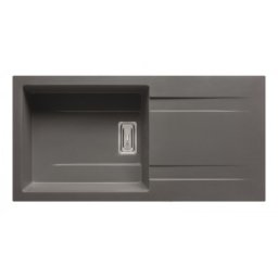 Chiuveta granit KARTESIO Plus 100x50 1B 1D Iron Grey