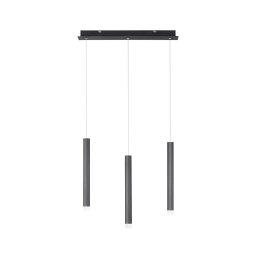 Lustră LED pe cablu 3xLED/4,8W/230V neagră Leuchten Direkt 15203-18