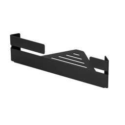 Polita raft baie dus pe colt , Deante ADM N531, otel , negru mat