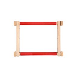 Gherghef de lemn cu clipsuri mobile, 20x24 cm