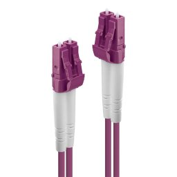 Cablu fibra optica LC-LC OM4 Duplex Multimode 15m, Lindy L46345