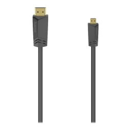 High-Speed HDMI™ Cable, Type-A Plug - Type-D Plug (Micro), Ethernet, 1.5 m