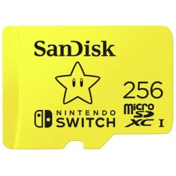 Card memorie Nintendo Switch 256 GB microSDHC, Memory Card (yellow, UHS-I U3, V30)