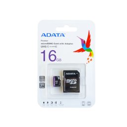 Card de memorie microSDHC UHS-I Clasa 10 16GB ADATA Premier cu adaptor SD