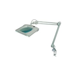Lampă LED de masă cu lupă și clemă LED/5W/230V