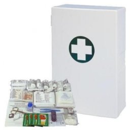 Trusa de prim ajutor din plastic, de perete 40 x 27,5 x 12,7 cm, continut BIROU