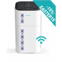 Purificator aer AlecoAir P80 TRADITIO, Filtru TRUE HEPA si Carbon, UV-C, WiFi, Multisenzor PM1, PM2.5, PM10, CO2, TVOC, Plasma