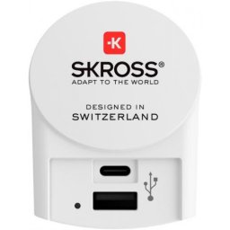 Incarcator priza 1 x USB-A + 1 x USB-C, Skross 1.302423