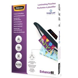 Folie laminat A5, 80 microni Fellowes