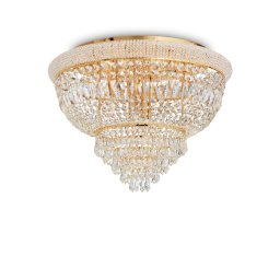 Candelabru cristal Dubai Pl24 Auriu, 24x40W E14, D:780 mm H:525 mm