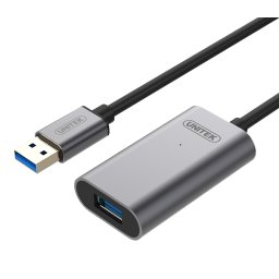 Unitek Cablu extensie activă USB 3.0., 10m, Alu., Y-3005