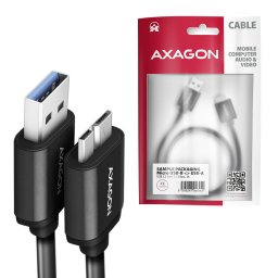 SPEED, USB Micro-B / USB-A, 3A,100cm, negru