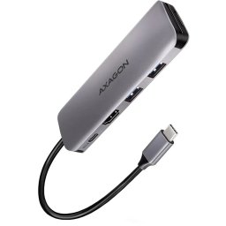 HMC-5 2x USB-A 1x HDMI 1x USB-C Grey