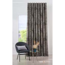 DRAPERIE CU REJANSA MENDOLA COBALT NEGRU-GRI 02
