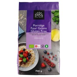 Porridge bio din 4 cereale fara gluten 700g Urtekram