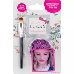 Lukky: Gel de corp cu sclipici - violet