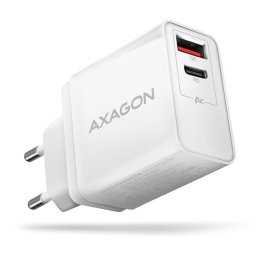 Incarcator de retea ACU-PQ22W USB 3.0 + USB-C 22W White