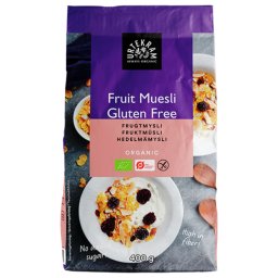 Musli bio cu fructe fara gluten 400g Urtekram