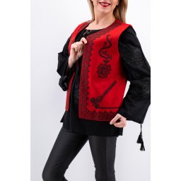 Vesta brodata cu model traditional Constantina 2