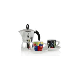 Set Espressor Bialetti Dama Arte 3 cesti+2 c.arte espresso