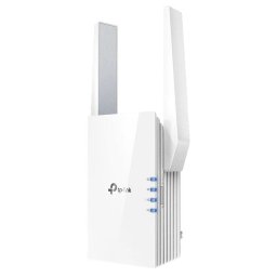 Range Extender TP-Link RE505X Wi-Fi 6 Dual-Band Gigabit AX1500, tehnologie OneMesh, Adaptive Path, Mod High Speed, Mod Access Point, Alb