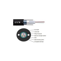 Cablu fibra optica GYXTW, 1.5 kn, 8 fire