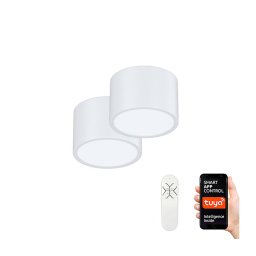 Set 2x plafonieră LED RONDATE 2xLED/12W/230V Immax Neo 07024L-15BD
