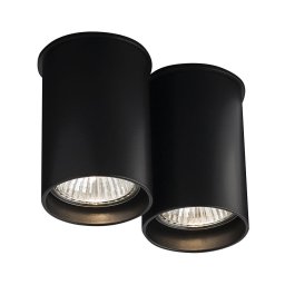 Spot ARIDA 2xGU10/15W/230V 9 cm negru Shilo 1112