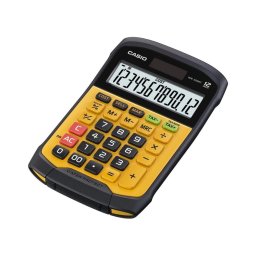 Calculator impermeabil de birou 1xCR2032 IP54 negru/portocaliu Casio