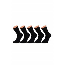 Sosete clasice barbati, set 5 perechi, negru (Marime sosete: 43/46)