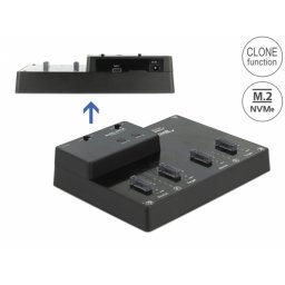 Docking station pentru 4 x M.2 NVMe PCIe SSD cu functie de clona, Delock 64124