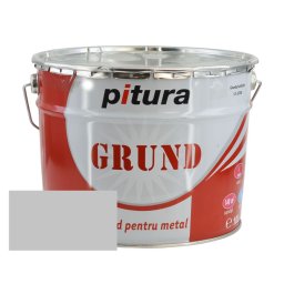 Grund pentru metal, Kober Pitura, alchidic, anticoroziv, gri deschis, 10 L,