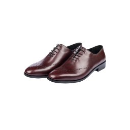 Pantofi la comanda Gentlemen`s Corner - One Cut - Bordeaux Inchis