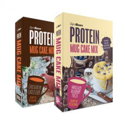 GymBeam Mug Cake Mix proteic 500 g vanilie cu bucăți de afine