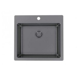 Chiuveta bucatarie Alveus PURE 70 Monarch negru metalic, inox