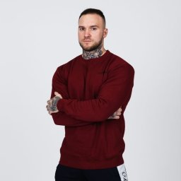 GymBeam Hanorac Basic Jumper Burgundy M