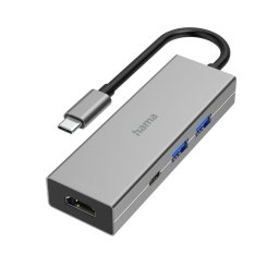 USB-C Hub, Multiport, 4 Ports, 2 x USB-A, USB-C, HDMI™