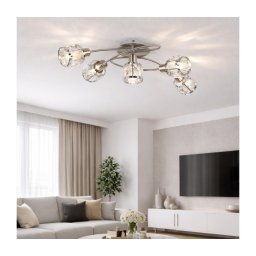 Globo 54356-5 - Lustră aplicată KRIS 5xE14/40W/230V