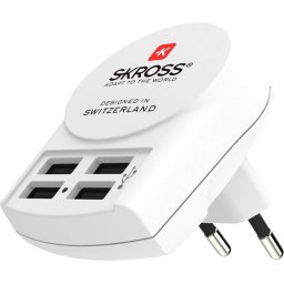 Incarcator priza 4 x USB 4.8A, Skross 1.302422