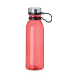Sticla de apa sport, 780 ml, ø7x24.5 cm, Everestus, 20SEP0283, Poliester, Otel, Transparent, Rosu, saculet inclus