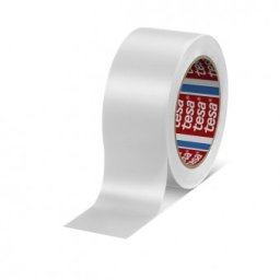 Banda adeziva de marcare 50mm x 33m alba Tesa 60760