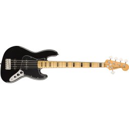 Squier Classic Vibe 70s Jazz Bass V Maple Fingerboard Black
