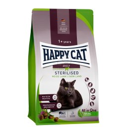 Happy Cat Sterilised Weide Lamm - miel de pășune 1,3 kg Data expirare produs: 2026.06.17