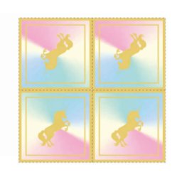 Set 20 servetele Unicorn degrade 33 x 33 cm