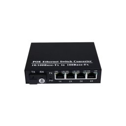 Switch POE 4FE 100 MB + 1 port optic SC tip B ( 1550 )