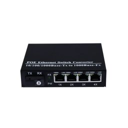 Switch POE 4GE + 1 port optic tip B Gigabit