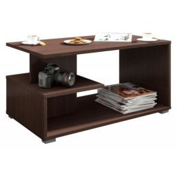 Masa de cafea, placa laminata, wenge, 90x51x45 cm